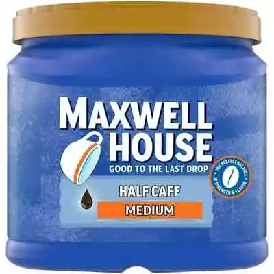 Maxwell House Half Caff Ground Coffee 25.6 Oz. Canister • $10.80