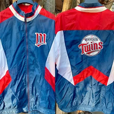 Vintage 90s Minnesota Twins MLB Genuine Starter Merchandise Warmup Jacket SZ XL • $150