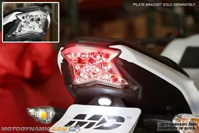 INTEGRATED Signals LED Tail Light CLEAR For 2020-2022 Kawasaki Ninja 650 Z650 • $133.95