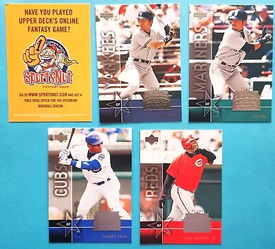 2004 Upper Deck National Trading Card Day Ichiro Matsui Sosa Griffey Promo • $8.57