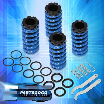 For 88-91 Honda Civic CRX EF Hatch JDM Blue Spring Adj. Coilover Scale Sleeves • $36.99