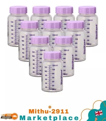 Sterifeed Baby Bottle Disposable Sterile 130ml Pack Of 10 • £9.70