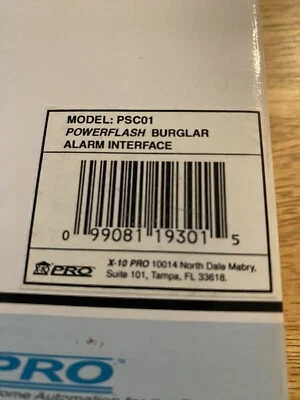 $30 • Buy X10 PRO Powerflash Burglar Alarm Interface Module PSC01