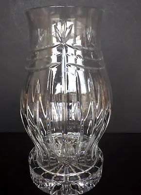 $24.99 • Buy Vintage Lead Crystal Candle Holder 2 Piece Chimney W Base For Pillar Or Tapered