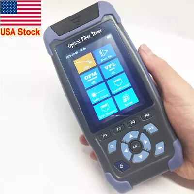 Mini OTDR 1310/1550nm 24dB/22dB Built In OPM/OLS / RJ45 Test/VFL FTTH Test Tools • $266.49