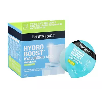 Neutrogena Hydro Boost Hyaluronic Acid Water Face Gel Refill 50g - For Hydration • $36.95