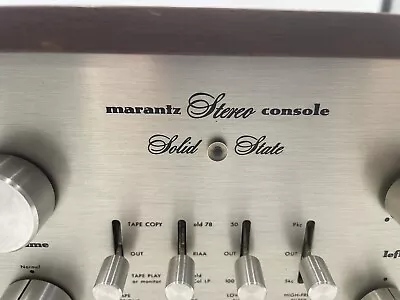 Marantz Model 7t Stereo Preamplifier Pro Serviced & Tested Wood Cabinet • $800