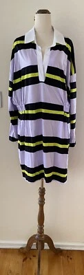 $26 • Buy ASOS Stripy Rugby Dress Size UK 18