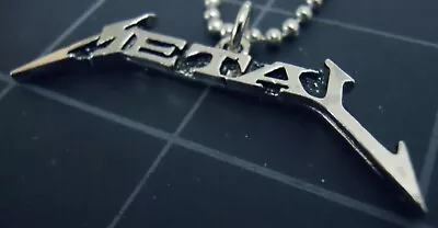 Necklace HEAVY METAL Pendant Stainless Ball Chain New/Old Metallica • $15