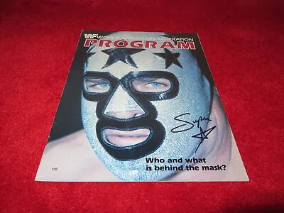 1983 MASKED SUPERSTAR WWF PROGRAM Magazine Signed W/ COA  • $149.99