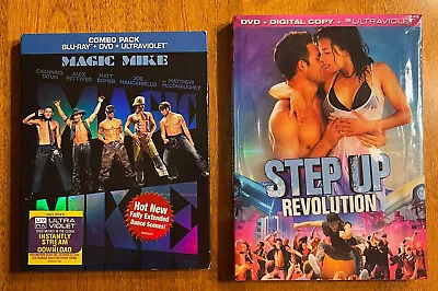 Magic Mike Blu-ray  & DVD Combo + Step Up Revolution DVD Channing Tatum • $2