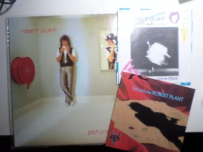Robert Plant-from Led Zeppelin-orig.vinyl 2-albums&3 Vinyl 7 Singles&double Dvd • $80