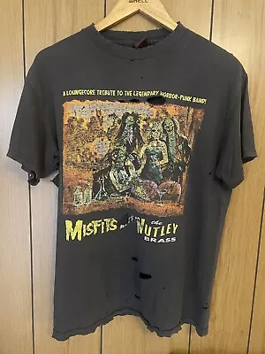 80s Thrashed Vintage Faded Misfits Punk Rock Horror Shirt • $222