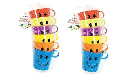 £5.99 • Buy .# Children Kids Laughing Mugs Cups With Handle Fun Home Camping Travel Plastic