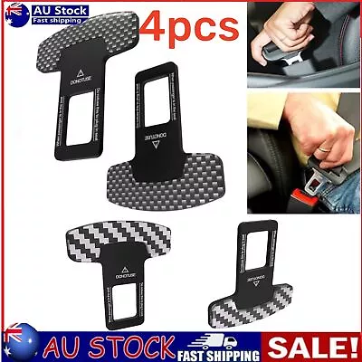 4x Car Front Seat Belt Safety Buckle Socket Plug Car Seat Belt Buckle Connector • $11.43