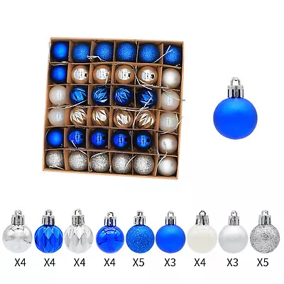 Christmas Tree Xmas Balls Decorations Baubles Party Wedding Ornament 36Pc/Pack • $19.55