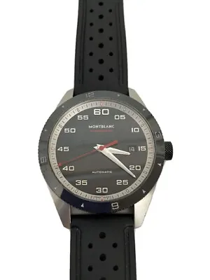 Montblanc Timewalker 7426 Automatic Black Band Wristwatch • $1257