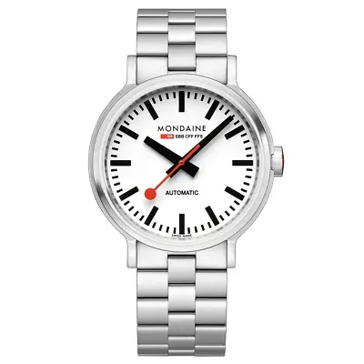 Mondaine Official Swiss Railways Stainless Steel 41mm Automatic MST.4161B.SJ • $610