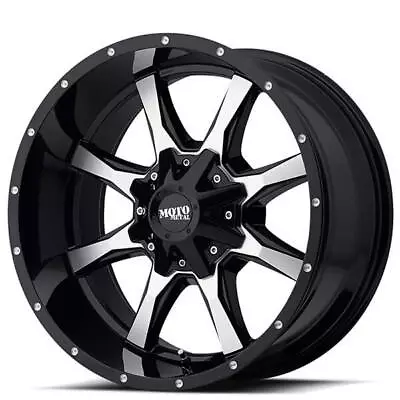 16 17 18 20 22 24  Moto Metal Wheels MO970 Gloss Black Machined Off-Road (4pcs) • $776