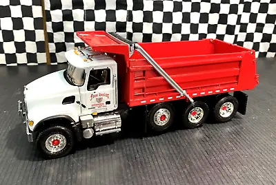 First Gear Mack Granite 3-Axle Dump Truck - Faust Hauling - 1:34 Diecast Boxed • $138.43