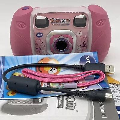 VTech Kidizoom Pink Camera Digital Zoom 1.3 Mega Pixels With Manual Cable Strap • $16.24