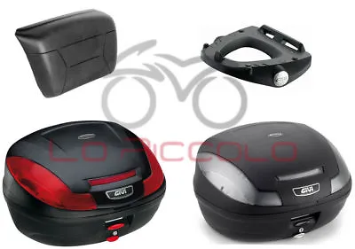 GIVI Bauletto Suitcase E470 N/NT + Plate SR2104 Yamaha Ybr 125 2010-2014 • £144.94