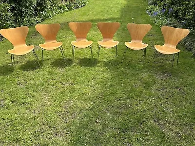 Set Of 6 Fritz Hansen Series 7 Chairs 1992 • £60