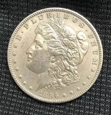 1896 Morgan Silver Dollar BU Coin $1 ~ Sharp High Grade Coin • $35