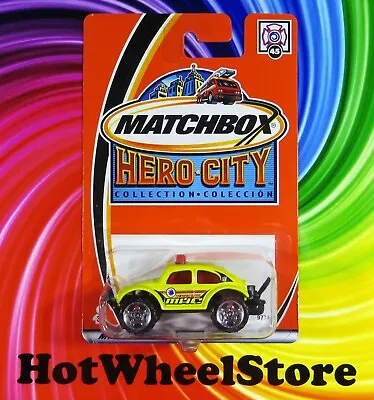 2003 Matchbox   Hero City   Yellow   VOLKSWAGEN BEETLE 4X4     #45   MB2-051122 • $4.50