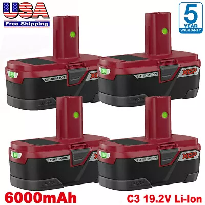 6.0Ah 19.2 Volt XCP Lithium C3 Diehard Battery For Craftsman 11375 PP2025 PP2030 • $25.99