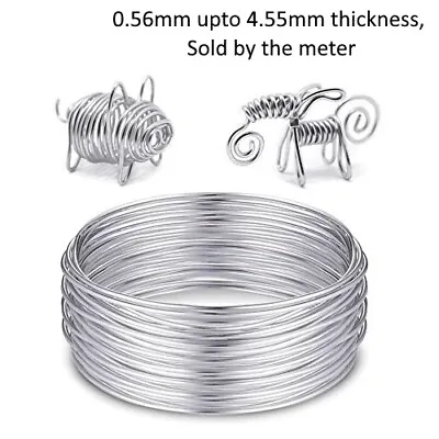 Aluminium Wire Art & Craft Armature Jewellery Floristry Sculpting Sculptures • £3.75