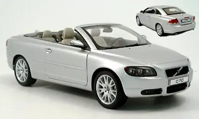 Rare Diecast-PR-modelcar 1:18 VOLVO C70 CONVERTIBLE 2005 - Silvermetallic • $99.95