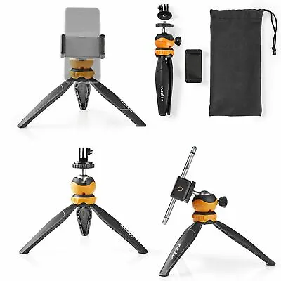 Universal Mini Hand Pistol Grip Tabletop Travel Tripod Stabilizer Stand Holder • £15.92