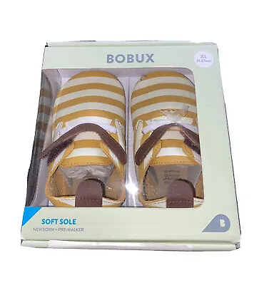 $11.16 • Buy Bobux Soft Sole Baby Shoes 21-27m XL New
