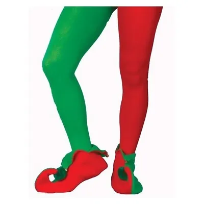 $14.39 • Buy Music Legs 748Q Plus Size Red-Green Opaque Jester, Elf Tights #6523