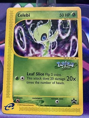 Celebi - Black Star 50 Pokémon 4 Ever Movie Promo - SEALED - WOTC Vintage E-read • $22.99