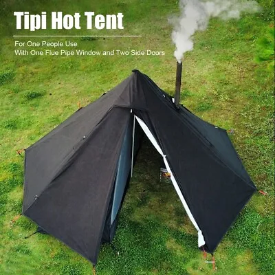 Tipi Teepee Camping Tent Hot Tent 4season Mesh Layer • £119.99
