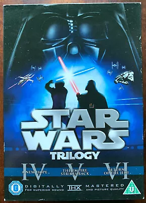 £39 • Buy Star Wars Trilogy DVD Box Set 6 Discs Includes Original Unaltered Versions 4 5 6