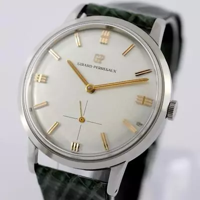 Swiss Girard Perregaux Mint Original Dial Manual Wind Large 37mm Gents Watch • $369