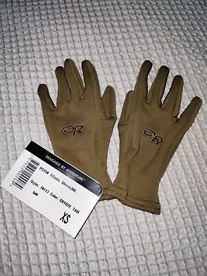 XS Outdoor Research Military Glove Polartec USMC Coyote Brown  Camping • $15.99