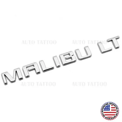 Chevy Malibu LT Trunk Door Letter Emblem Logo Badge Nameplate OEM Chrome Sport • $19.99