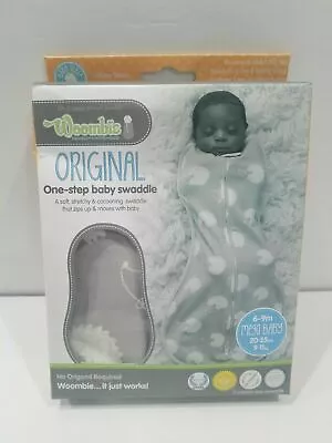$26 • Buy Woombie 20-25 Lbs 6-9 Months Original Swaddle Mega Baby Hedgehog Gray   NEW