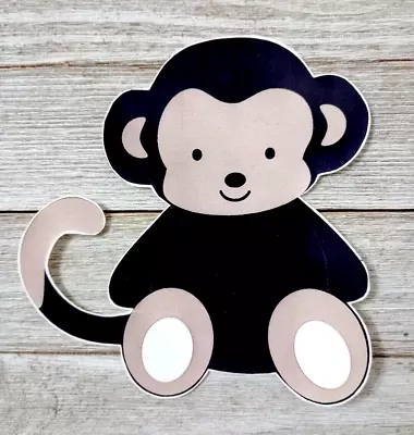 Jungle Monkey Wall Safe Sticker Zoo Animal 5 Inch New • $3.79