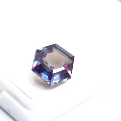 $37.77 • Buy Hexagon Shape Certified 7.50 Carat Bi Color Alexandrite Natural Loose Gemstone