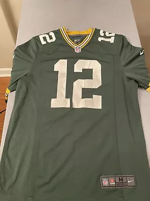 Men's Nike On Field NFL Green Bay Packers #12 Rodgers Jersey Size M • $19.99