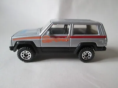 1986 Matchbox Chrysler 4x4 Jeep Cherokee #27 Thailand 1:58 Silver (Mint) • $9.98
