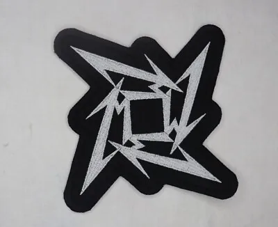 Metallica BACK Patch Embroidered Iron/Sew Ninja Star Thrash Metal Patch Slayer  • $10.01