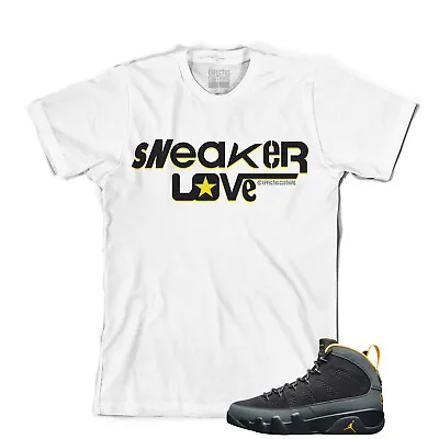 Tee To Match Air Jordan Retro 9 University Gold Sneakers. Sneaker Love Tee • $24