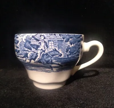 Fine Myott Meakin TAbleware Cup Blue Paul Revere • $7.19