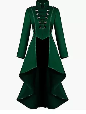 Gothic Steampunk Tailcoat Jacket For Women Halloween Costumes XXXL 3XL • $27.22